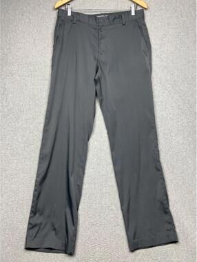 Nike Golf Dry Fit Mens Classic Fit Chino Pants 32X32 M Twill Casual Gray Active
